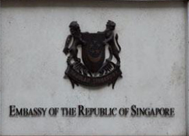 Hình ảnh triển khai hệ thống âm thanh hội nghị truyền hình tại Đại sứ quán Singapore